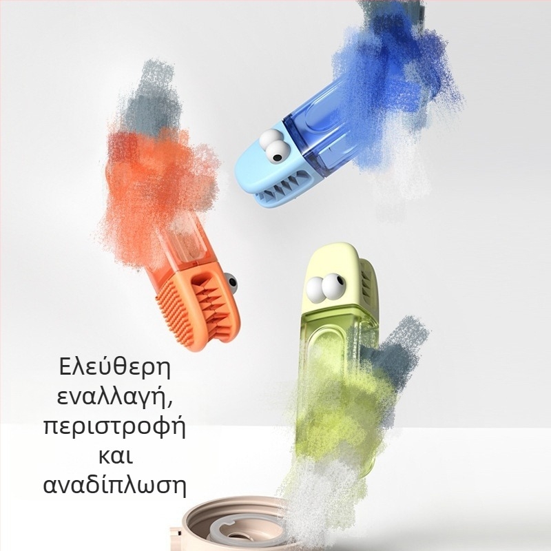 Τέσσερα σε ένα: βούρτσα καθαρισμού για κύπελλα με καπάκι και αυλάκια, βούρτσα για θερμομονωμένα μπουκάλια, μπιμπερό και καλαμάκια