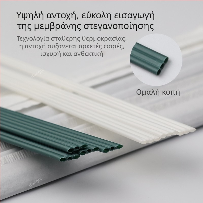PLA βιοδιασπώμενο καλαμάκι τσαγιού με τρεις οπές, φιλικό προς το περιβάλλον, μιας χρήσης πλαστικό καλαμάκι, ανθεκτικό σε υψηλές θερμοκρασίες, με αιχμηρή άκρη, ατομικά συσκευασμένο