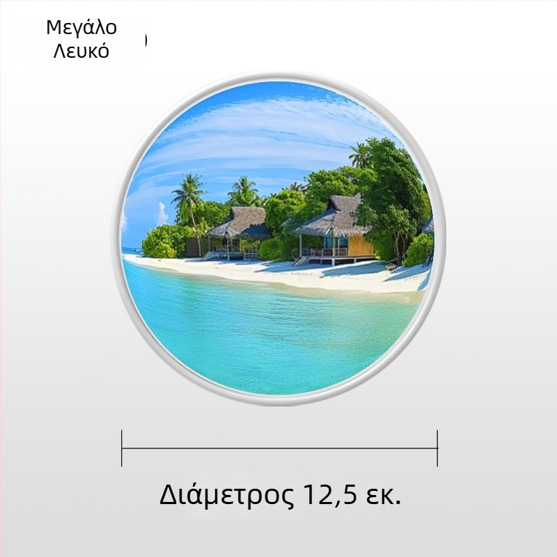Φορητός κυρτός κυκλικός καθρέπτης για ταξίδια, χειρολαβής καθρεφτής για φωτογράφηση