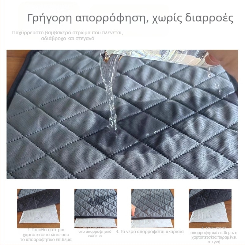 Πλενόμενη, επαναχρησιμοποιούμενη μαξιλάρι ούρων για κατοικίδια – σκύλους και γάτες, αδιάβροχο, απορροφητικό, αντιολισθητικό
