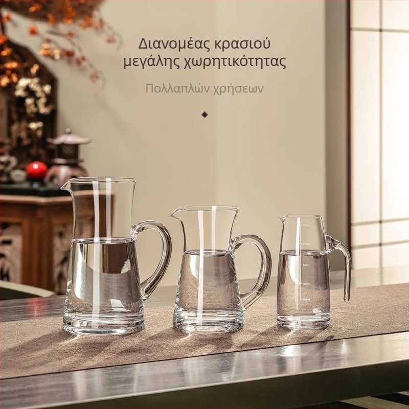 Σετ διανομής ποτών μεγάλης χωρητικότητας με γυάλινο ντεκαντέρ, 1000 ml