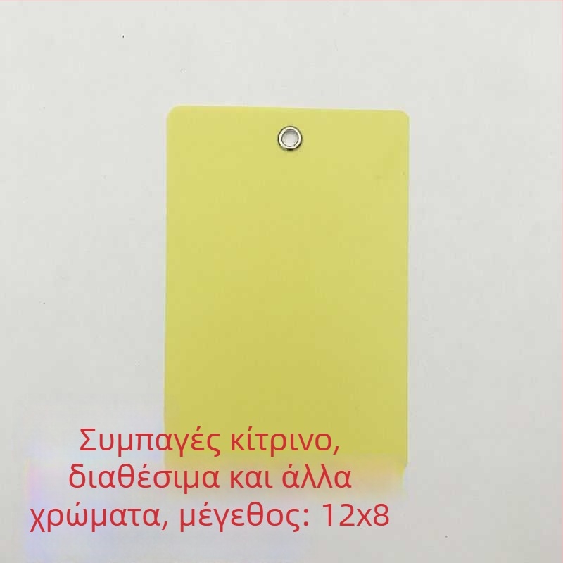 Διαφανής ματ ετικέτα κρεμάστρα για φύλλο PVC — κενή πινακίδα φυτών