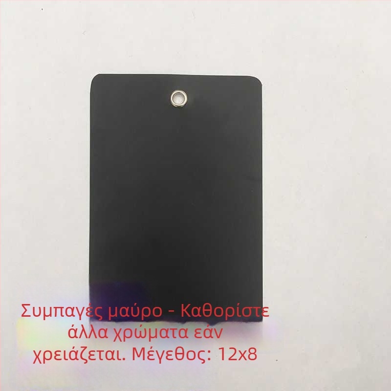Διαφανής ματ ετικέτα κρεμάστρα για φύλλο PVC — κενή πινακίδα φυτών
