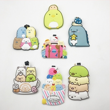 Corner Creatures Ετικέτα Αποσκευών, PVC Ευέλικτος Καρτούν Σχέδιο, Ιαπωνικού Στυλ, Γλυκός Σχεδιασμός