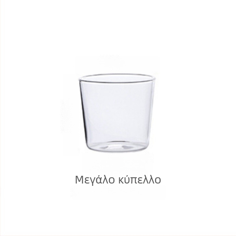 Μινιμαλιστικό σετ με κανάτα και κούπα για κρύο νερό — γυαλί μπόροσιλικό, οικιακή χρήση, για ένα άτομο, κατάλληλο για χυμούς και νερό λεμονιού