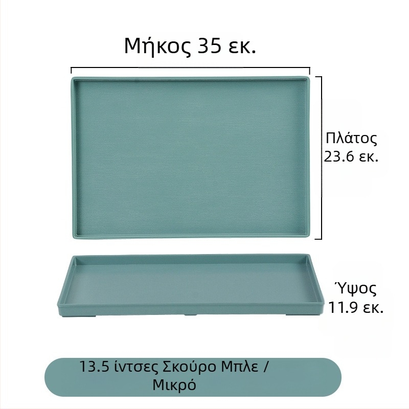 Νορδικός μελαμινικός δίσκος σερβιρίσματος, ορθογώνιος, για εστιατόρια και οικιακή χρήση, δίσκος τσαγιού με αντίγραφο πορσελάνης