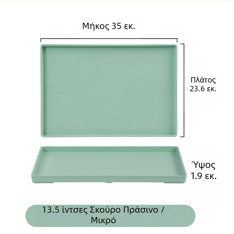 Νορδικός μελαμινικός δίσκος σερβιρίσματος, ορθογώνιος, για εστιατόρια και οικιακή χρήση, δίσκος τσαγιού με αντίγραφο πορσελάνης
