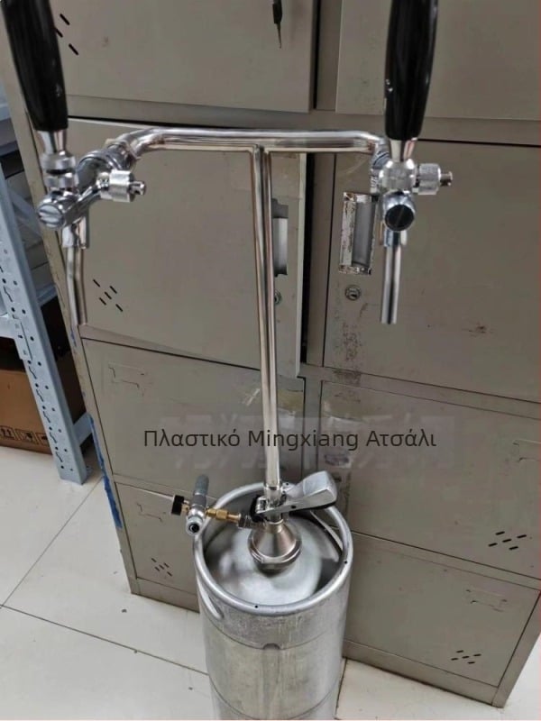Συσκευή εξυπηρέτησης μπύρας craft σε εξωτερικούς χώρους, μικρός κύλινδρος CO2, βαρέλι μπύρας, διπλής χρήσης βαλβίδα κατά της αφρώσης