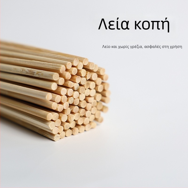 Μπαμπού καλαμάκια για μπουκέτα και DIY ανθοδέσμες, ξύλινες ράβδοι για γλειφιτζούρια και συσκευασία σνακ