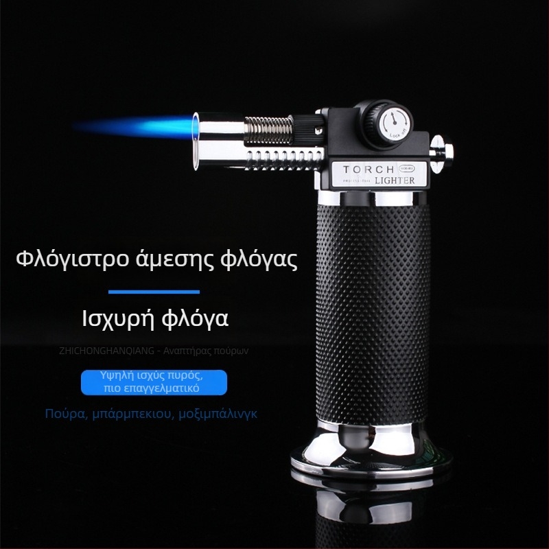 TS802 Ανεμοπροστατευμένο φλογιστρο αερίου για πούρες, μαγειρική και μόξα