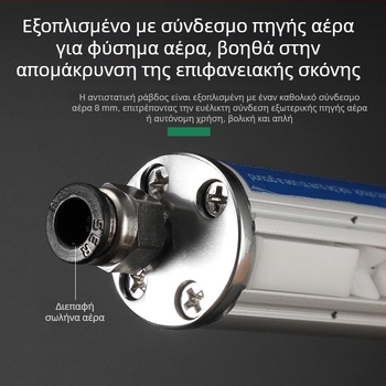 Βιομηχανικός συμπαγής ευφυής υψηλής συχνότητας αντιστατικός εξουδετερωτής με ιονικό ρεύμα αέρα για μηχανές κατασκευής και εκτύπωσης πλαστικών φιλμ τσαντών