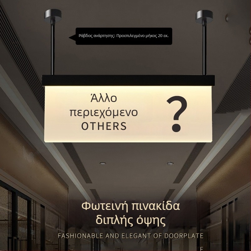 Σετ φωτιζόμενων πινακίδων ασφαλούς διαδρομής εμπορικού κέντρου: τουαλέτα, έξοδος, οδηγός ανελκυστήρα, αριθμοί θυρών και δωματίων