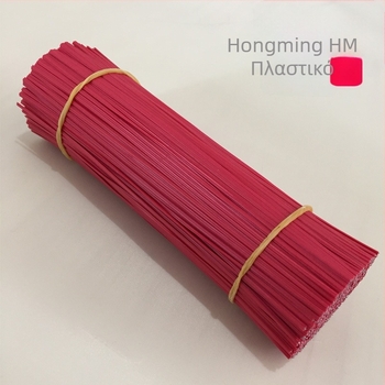 Γαλβανισμένο συρμα δέσιμο με επίστρωση PVC, μήκος 12 εκ, πλάτος 2,2 χιλ., πάχος 1,1 χιλ., για βιομηχανικό και γεωργικό δέσιμο