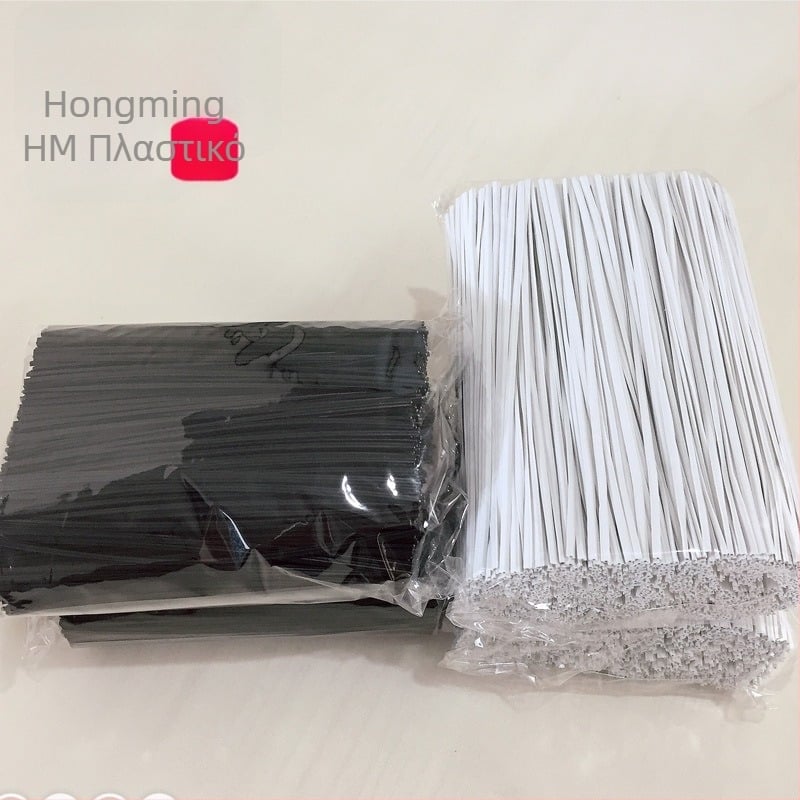 Γαλβανισμένο συρμα δέσιμο με επίστρωση PVC, μήκος 12 εκ, πλάτος 2,2 χιλ., πάχος 1,1 χιλ., για βιομηχανικό και γεωργικό δέσιμο