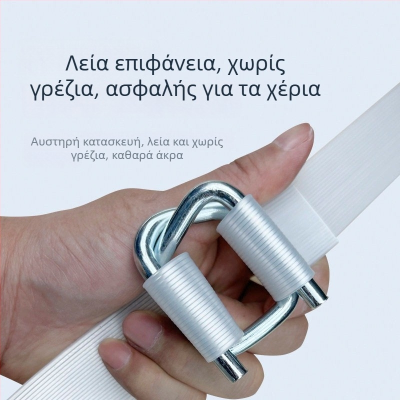 Λωρίδα ινών πολυεστέρα με αγκράφα για συσκευασία, πλάτος 16/19/25/32 χιλιοστά, βρόχος αγκράφας