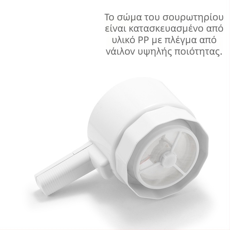 Ηλεκτρικό χειροκίνητο κόσκινο αλεύρου με πλαστικό περίβλημα και εσωτερικό από ανοξείδωτο χάλυβα