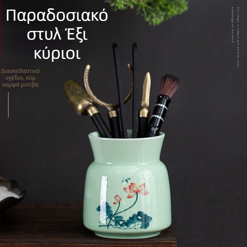 Σετ Τελετής Τσαγιού «Έξι Κύριοι» – Εργαλεία Τσαγιού Kung Fu με Τραπεζάκι Για Τσάι, Ακίδα Τσαγιού, Κλιπ, Σκραπέρ και Εργαλείο Για Κάδο