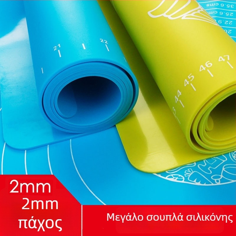 Μεγάλη ματ σιλικόνης για ζύμωμα με κλίμακα – θερμοανθεκτικό ματ για κουζίνα και ζαχαροπλαστική