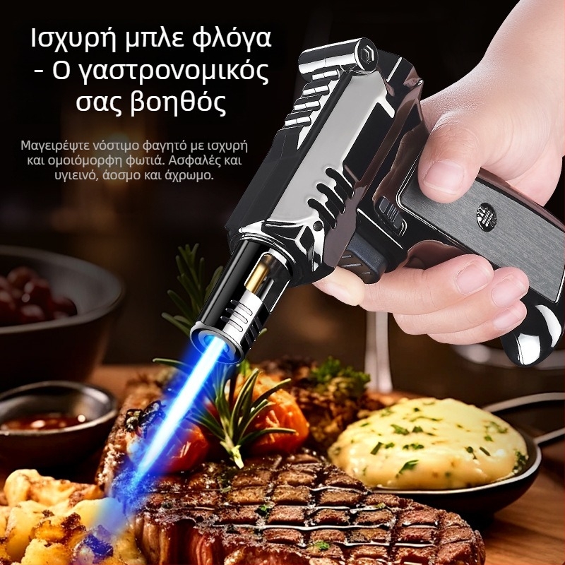 Φορητό φλόγιστρο χειρός υψηλής θερμοκρασίας, αεροστεγές, βουτάνιο, ανθεκτικό