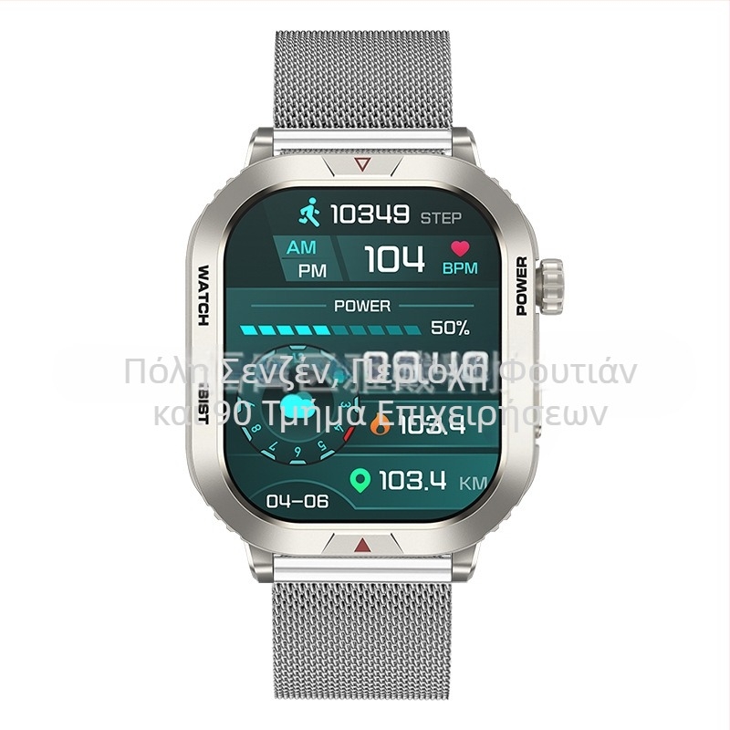 ZW66 Έξυπνο ρολόι με Bluetooth κλήσεις, ειδοποιήσεις, λήψη προσώπου ρολογιού, μέτρηση παλμών, βηματομέτρηση και παρακολούθηση ύπνου