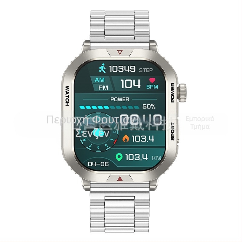 ZW66 Έξυπνο ρολόι με Bluetooth κλήσεις, ειδοποιήσεις, λήψη προσώπου ρολογιού, μέτρηση παλμών, βηματομέτρηση και παρακολούθηση ύπνου