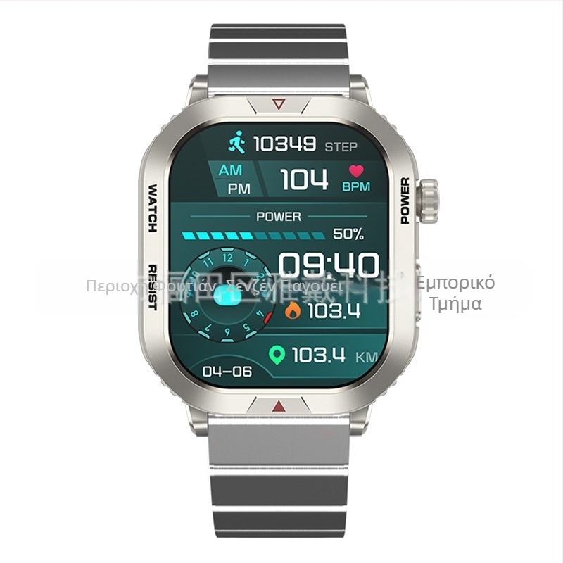 ZW66 Έξυπνο ρολόι με Bluetooth κλήσεις, ειδοποιήσεις, λήψη προσώπου ρολογιού, μέτρηση παλμών, βηματομέτρηση και παρακολούθηση ύπνου