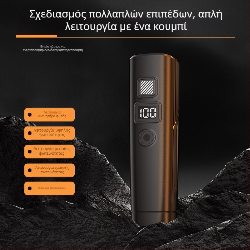 Μπροστινό φανάρι ποδηλάτου για νυχτερινή ποδηλασία, κατάλληλο για ορεινά και αγωνιστικά ποδήλατα, εξαιρετικά φωτεινό με μακρύ χρόνο λειτουργίας