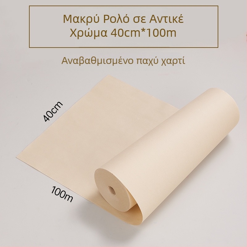 Ρολό μήκους 100 μέτρων για καλλιγραφία και κινεζική ζωγραφική, παχύτερο κενό χαρτί για εξάσκηση