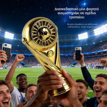 2026 Νέο Μοντέλο Κυπέλλου Ποδοσφαίρου - Μίνι Φορητός USB Επιτραπέζιος Ανεμιστήρας