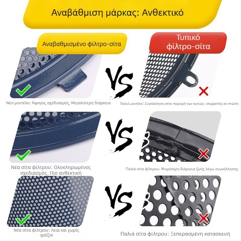 Κάλυμμα φίλτρου απορροφητήρα και συλλέκτης λαδιού - εξαρτήματα