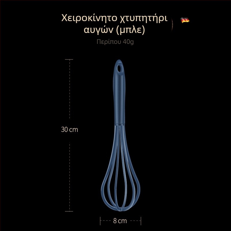 Χειροκίνητος χρωματιστός αναδευτήρας αυγών σε σκανδιναβικό στυλ – φορητός για οικιακή χρήση