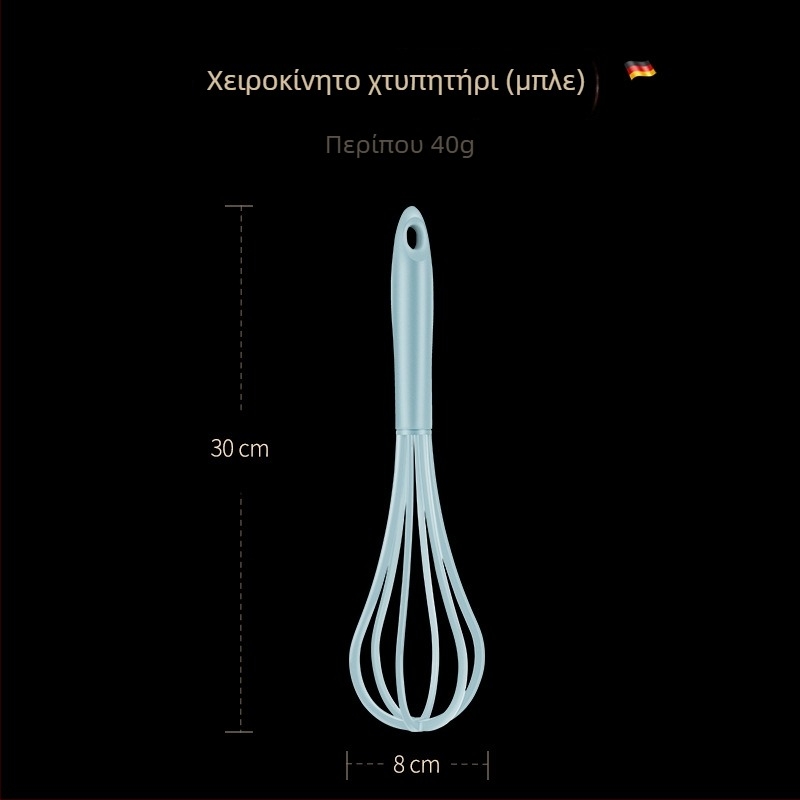 Χειροκίνητος χρωματιστός αναδευτήρας αυγών σε σκανδιναβικό στυλ – φορητός για οικιακή χρήση