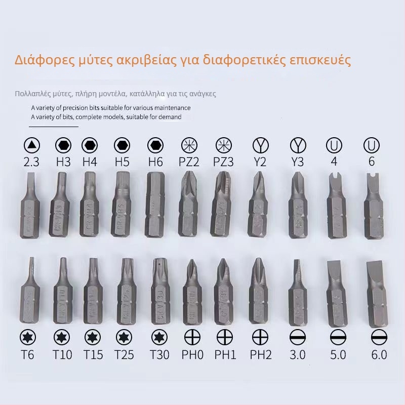 Σετ 38 σε 1 με καστάνια και κεφαλές για οικιακή, αυτοκινητική και βιομηχανική συντήρηση