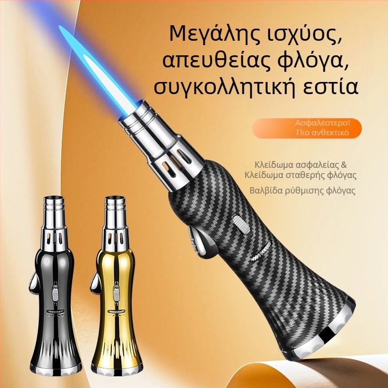 Φορητό φλογιστρο για εξωτερικό μπάρμπεκιου με φλόγα υψηλής θερμοκρασίας και αντίσταση στον άνεμο