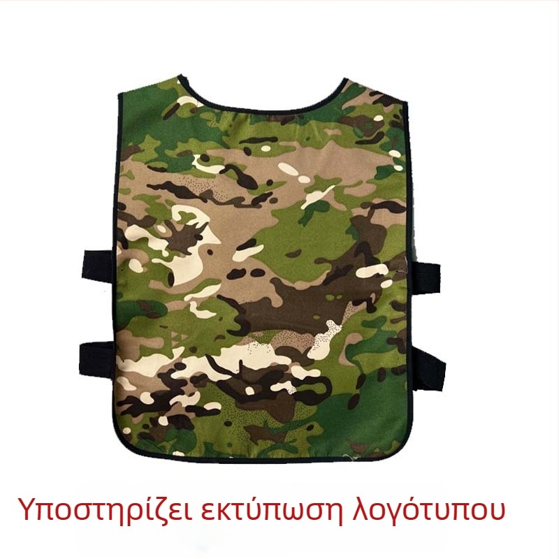 Καμουφλαρισμένο γιλέκο χωρίς μανίκια για παιδιά — κατάλληλο για νηπιαγωγείο και δημοτικό, αγόρια και κορίτσια, υπαίθριες προπονήσεις και ομαδικές δραστηριότητες