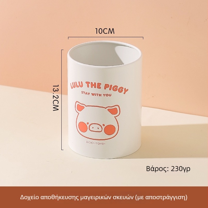 Σετ σιλικόον κουτάλι και σπάτουλα Kawashimaya x Lulu Pig, ανθεκτικό σε υψηλές θερμοκρασίες, εξοπλισμός κουζίνας για τρόφιμα