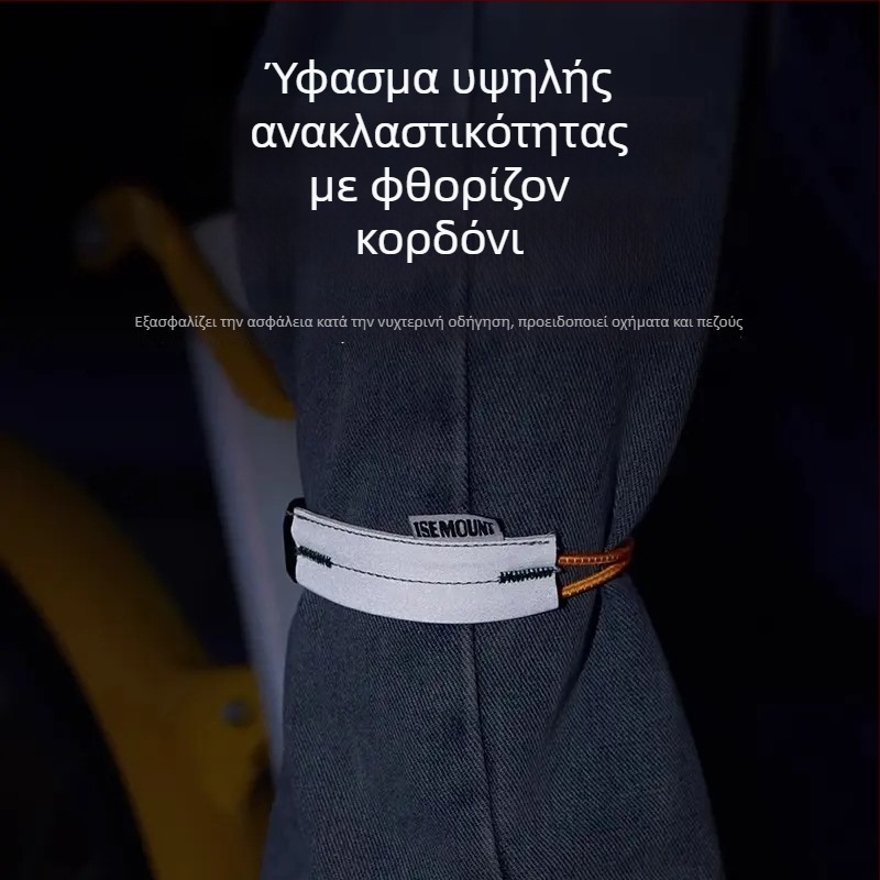 Ανακλαστικά λουριά ποδιού για ποδηλασία, νυχτερινή οδήγηση και τρέξιμο