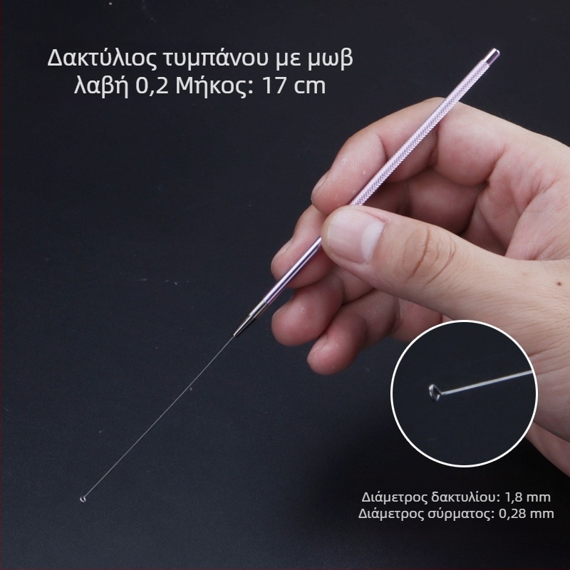 ALJ6 Επαγγελματικό σετ εργαλείων καθαρισμού αυτιών με λαβή από αλουμίνιο, μεγάλα και μικρά ακροφύσια, κουτάλι αυτιού με κεφαλή μανιταριού, βαμβακερές μπατονέτες