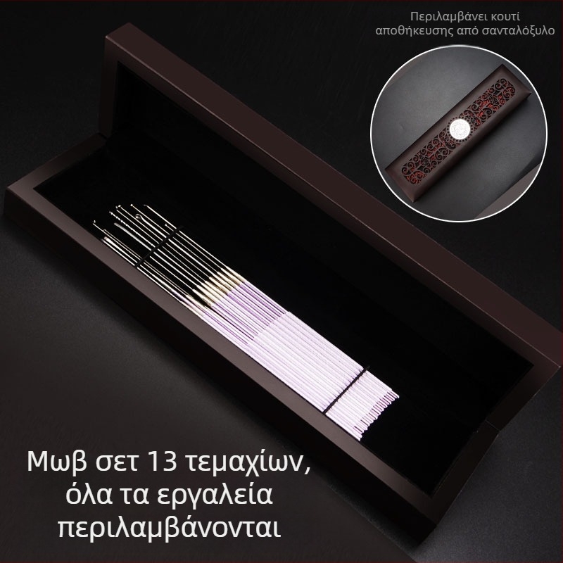 ALJ6 Επαγγελματικό σετ εργαλείων καθαρισμού αυτιών με λαβή από αλουμίνιο, μεγάλα και μικρά ακροφύσια, κουτάλι αυτιού με κεφαλή μανιταριού, βαμβακερές μπατονέτες