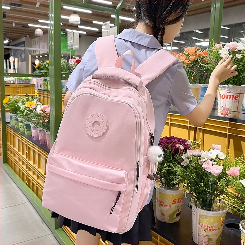 Σακίδιο πλάτης Harajuku στιλ, candy χρώματα, νάιλον, ελαφρύ και με μεγάλη χωρητικότητα, για μαθητές γυμνασίου-λυκείου