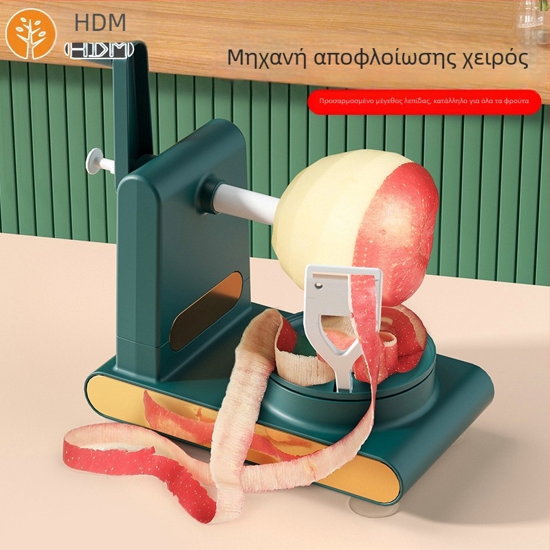 Πολυλειτουργικός χειροκίνητος αποφλοιωτής φρούτων για οικιακή χρήση – αποφλοιωτής μήλων και μαχαίρι κοπής φρούτων