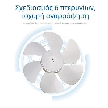 Yue Niu Αεριστήρας εξαγωγής παραθύρου για μπάνιο και κουζίνα, οικιακός αερισμός, επιτοίχιος ή κρεμαστός, χαμηλός θόρυβος