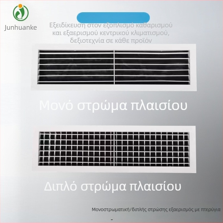 Κύκλος από κράμα αλουμινίου, προστατευτικό κάλυμμα περσίδων για ABS κλιματισμό, μονόστρωτη διάταξη αερισμού