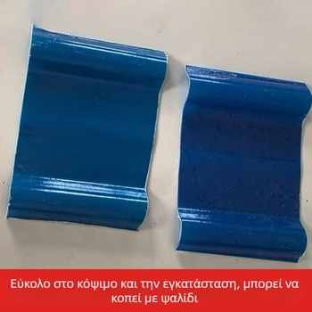 Πάνελ φωτισμού από fiberglass με κυματοειδή σχεδίαση από ρητίνη, τύπος 840, διαφανές αδιάβροχο πάνελ οροφής