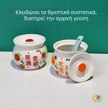 Κεραμικός ατομικός κάδος στιφάδου με καπάκι, για οικιακή χρήση, ατμομάγειρας για αυγά, πήλινο σκεύος για σούπα