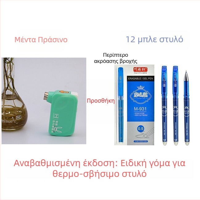 Επαναφορτιζόμενη έξυπνη γόμα για θερμοευαίσθητο μελάνι σε στυλό