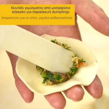 Κουτάλι γέμισης από κόκαλο βοείου για ντιμπούλινγκ — εργαλείο για γουοντόν και ντιμπούλινγκ