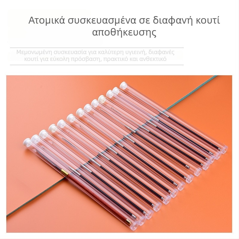 Σετ επαγγελματικών εργαλείων καθαρισμού αυτιών από ανθρακούχο ατσάλι – κουτάλι αυτιού, μαχαίρι συννεφιάς, αιχμή καθαρισμού αυτιού, κεφαλή μανιταριού, μπατονέτες, γάντζος για το αυτί