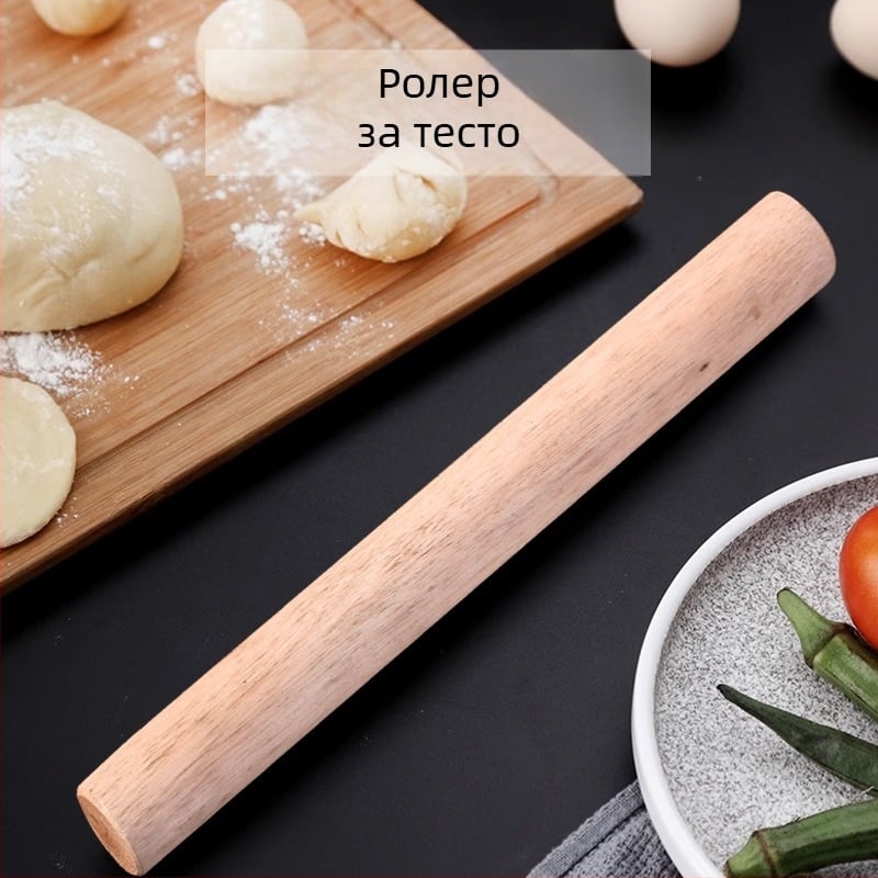 Ξύλινος πλάστης για ζύμη, οικιακή χρήση, μικρού μεγέθους για φύλλα ζύμης και νουντλς, εξοπλισμός κουζίνας