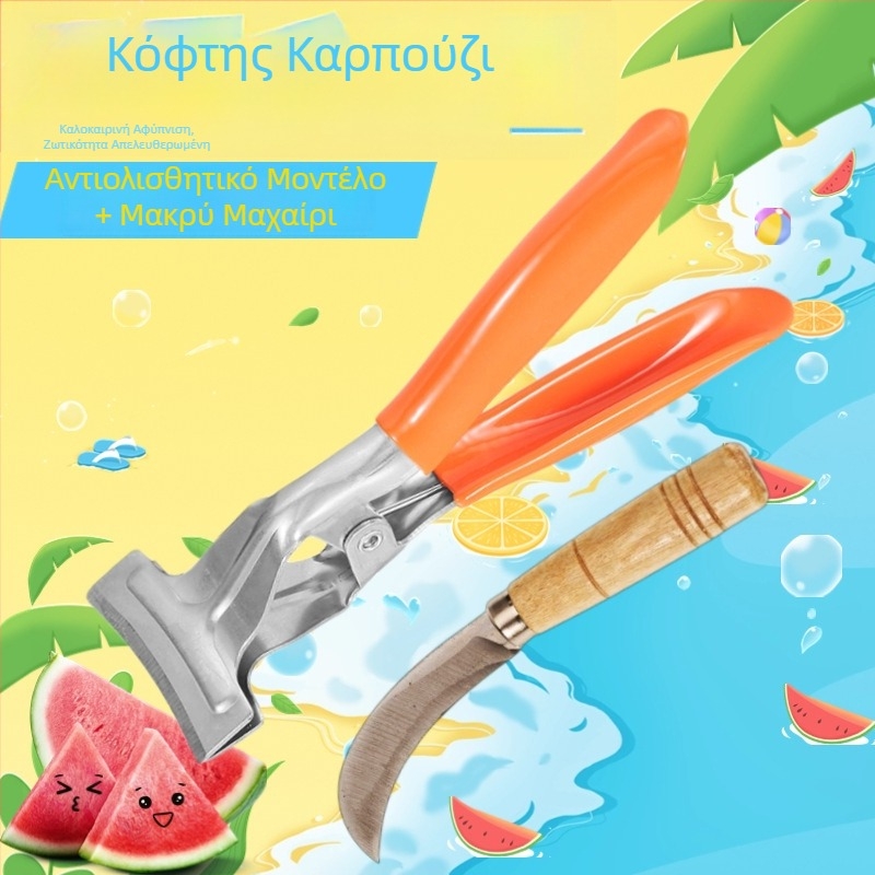 Ανοξείδωτο εργαλείο για άνοιγμα και κοπή πεπονιού